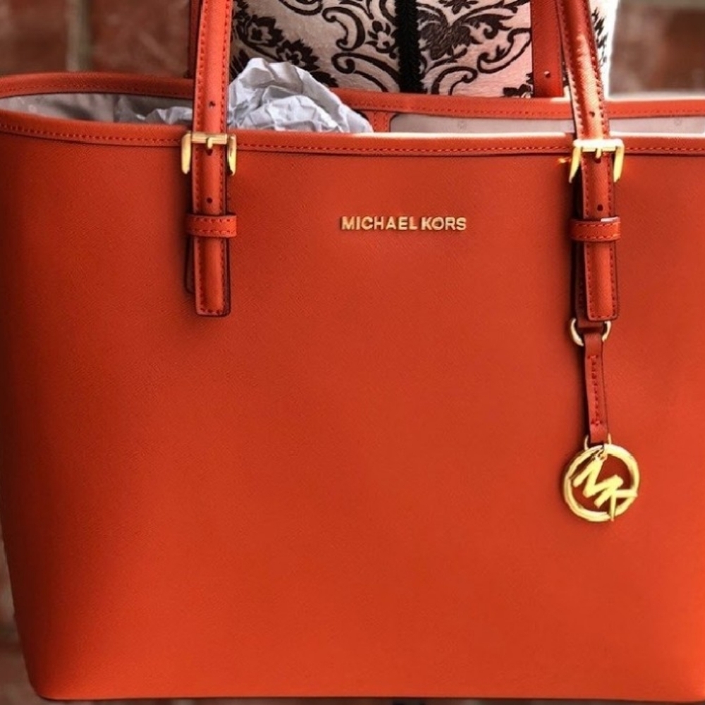 MK Tangerine Tote